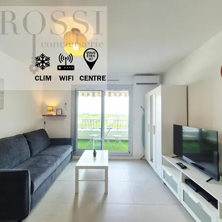 شقة Panoramique Avec Climatisation Wifi En Centre-ville - Rossiconciergerie - Linge Inclus لا غراند موت